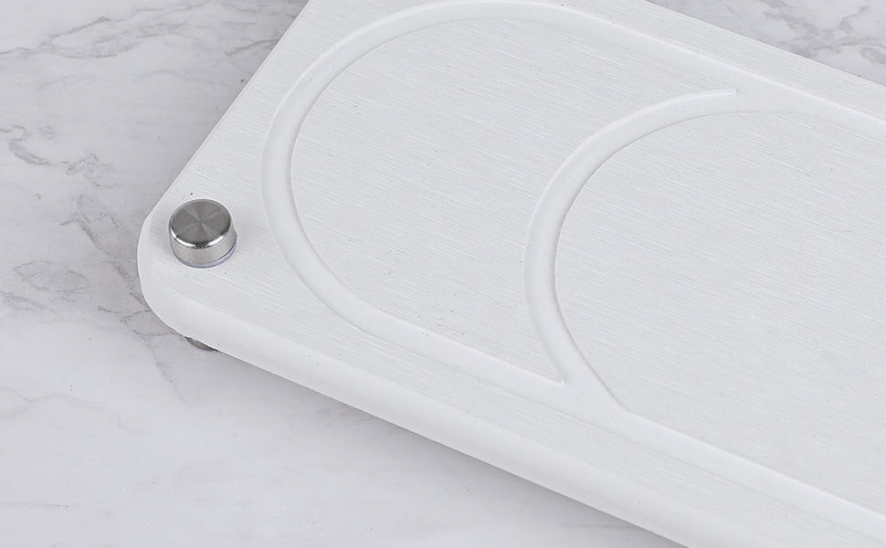 White Diatomaceous Earth Sink Tray