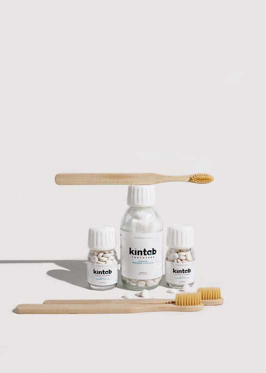 Small Family Set: 2 Travel, 1 Home + 3 FREE Toothbrushes (SAVE 15+%)